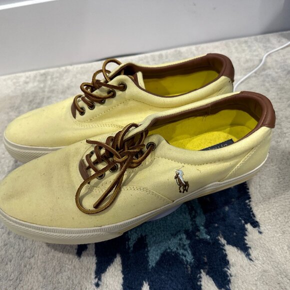 Polo Ralph Lauren Retro Men's Vaughn Shoes Size 10 - Picture 1 of 8
